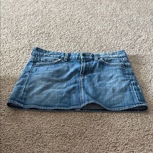 Citizens Of Humanity Blue Mini Skirt